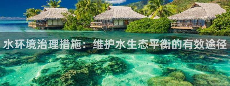 凯发官网入口首页：水环境治理措施：维护水生态平衡的有效途径